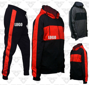 Men tracksuit <b>sets</b> Hooded Top Pullover custom <b>colours</b> available Trousers pants fleece joogers thick fleece hoodies - Product Image 3