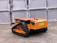 Tondeuse à gazon autonome de 800 mm à chenilles, télécommandée, à essence, pour vergers - Prix usine