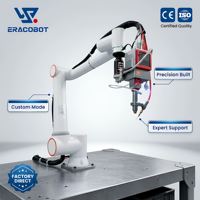 Robot collaboratif industriel, tête de soudage laser à fibre Raycus 1 kW, double oscillation, moteur 6 axes pour acier au carbone/aluminium