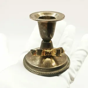 Bougeoir de luxe en métal à double paroi de l'ère moderne, fait à la main de la meilleure qualité pour la décoration de la maison - Product Image 2