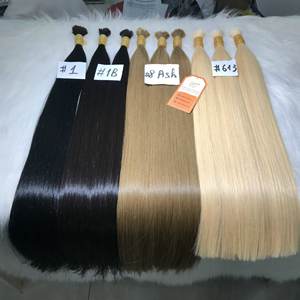 Meilleure vente de qualité 12A personnalisable couleur droite en vrac extensions de cheveux humains vietnamiens paquets de cheveux humains bruts prix de gros - Product Image 6