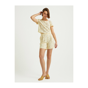 Shorts en dentelle épais avec ceinture pour femmes, origine Turquie - Product Image 3