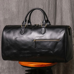 Nueva llegada Bolsa de lona de cuero de gran capacidad con compartimentos Bolsa de fin de semana impermeable - Product Image 1