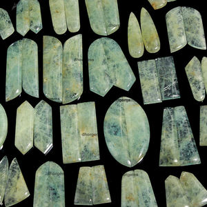 Natural Aquamarine Wholesale <b>Stone</b> <b>Cutting</b> <b>Machine</b> in Kenya Hoop Earrings 18k Gold Plated Teardrop Cabochon Resin Rose Quartz - Product Image 2