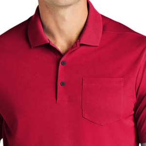 Hot New à la mode été Street Wear respirant coton hommes pour Polo T-Shirt Logo personnalisé broderie en gros décontracté - Product Image 6