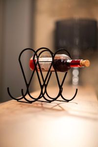 Estante de Metal para Almacenamiento de Botellas de Vino, Soporte Decorativo para 10 Botellas de Vino de Calidad Premium - Product Image 3