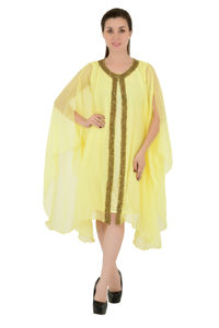 Robe caftan de soirée élégante pour femmes américaines Maxi perlé brodé à la main pour les occasions de fêtes formelles ODM Supply Crystal Neck - Product Image 4