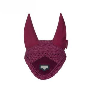 Logotipo personalizado Oreja de caballo Gorros Red Caballo Mosca Velos Hermosa Perla Ecuestre Oreja Redes Productos Ecuestres Color personalizado - Product Image 1