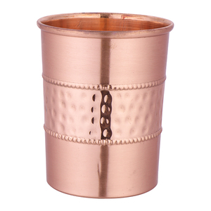 High Quality Gorgeous Look Pure Copper Tumbler Glass <b>Cup</b> for Water Decorated Tumbler <b>Large</b> Custom for Drinking Ware - Product Image 1