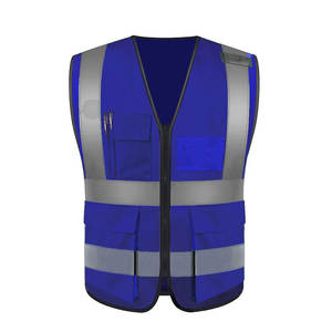 Chaqueta de seguridad profesional Advertencia de construcción Trabajo de alta visibilidad Ropa reflectante Equipo DE SEGURIDAD Chaleco reflectante - Product Image 1