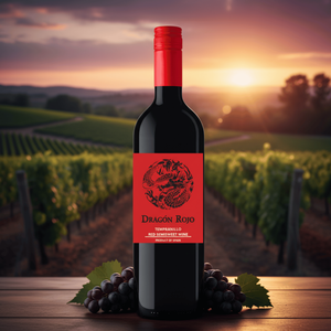 Rượu vang đỏ Dragon Rojo, bán ngọt, 100% Tempranillo, 12% cồn, giống cây nho Tây Ban Nha, 0,75 lít, từ Castilla La Mancha. - Product Image 5