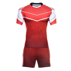 Uniforme de Rugby ajustable transpirable, ropa de fútbol, venta al por mayor, conjunto de uniforme de Rugby impreso por sublimación - Product Image 4