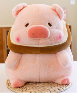 Jouet en peluche mignon LuLu Toast Pig, un cadeau chaud et élégant - Product Image 2
