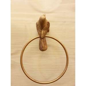 Crochets muraux en laiton massif de reproduction antique pour un décor rustique et vintage avec un design complexe crochets muraux en laiton - Product Image 3