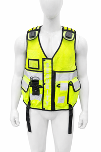 Tenue médicale personnalisée respirante et imperméable avec bande réfléchissante fluorescente UPF 50+ argentée FR pour le travail dans le secteur de la construction et des routes - Product Image 3