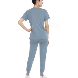 Conjunto de Uniformes Médicos de Algodón y Poliéster con Tela de Lona y Protección contra Agujas para Hospitales, Clínicas y Entornos Médicos - Product Image 2
