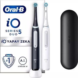 Brosse à dents électrique/rechargeable Oral-B IO 5 à technologie d'intelligence artificielle Blanchiment des dents souple sans fil contrôlé par application - Product Image 5