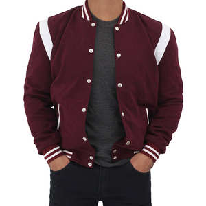 Men's Custom Wool Varsity <b>Jacket</b> Leather Sleeves Stand Collar Pakistan Manufacturer's Wholesale Winter Letterman Baseball <b>Jacket</b> - Product Image 4