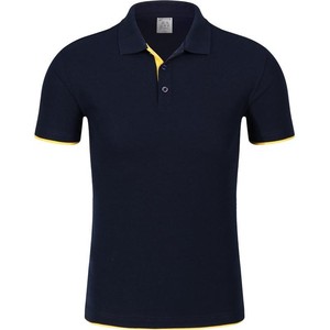 เสื้อยืดโปโลสำหรับผู้ชายเสื้อยืดกอล์ฟธรรมดาพิมพ์ลายปักโลโก้ได้ตามต้องการ - Product Image 5