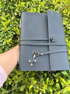 Best Quality 160-Page Diary <b>Paper</b> Vintage Journals Handmade Natural Leather Cover with Custom Design Lock A5 Size for Gift - Product Image 3