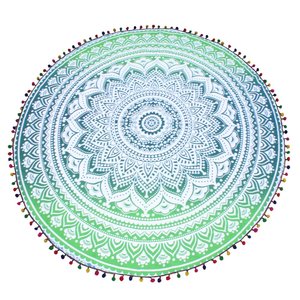 Ấn Độ Mandala Roundie Hippie Boho 72 'Vòng Bảng Bìa Yoga Mat Nghệ Thuật Bán Buôn Rất Nhiều Vòng Mandala Tường Treo Bãi Biển Khăn Ném