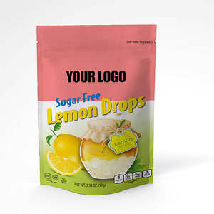 Pochette debout mate sur mesure avec encoche de déchirure pour l'emballage de bonbons - Matériel laminé de qualité alimentaire, fabriqué au Vietnam - Product Image 3