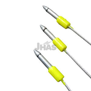 Jhas certifié ISO de qualité supérieure joint de sécurité inviolable serrure en métal 1.5mm diamètre de fil conteneurs d'expédition océaniques joint en plastique - Product Image 3