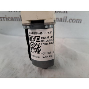 มอเตอร์ควบคุมกระจกหน้าต่างด้านหน้าซ้าย AUDI A6 Avant Serie C6 (4F5) 4F0959801D CAHA (04>12) - Product Image 6