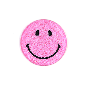 3D Plastic PVC Canvas Sequin Round Hat <b>Sew</b> on Patch Glitter Embroidery <b>Badge</b> for Home Textiles & Bags - Product Image 3