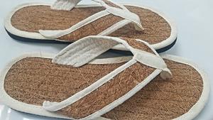 NEW STYLE VIETNAM HANDICRAFT SLIPPERS- COCONUT Coir HOTEL Slippers Customized - HOME Coconut SLIPPER <b>for</b> <b>Women</b> - Product Image 2