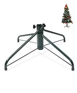 Soporte de árbol de Navidad de metal de alta calidad con revestimiento negro con diseño moderno duradero para soporte y exhibición de árbol de Navidad estable - Product Image 4