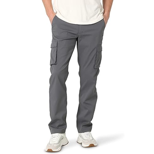 Pantalones holgados de alta calidad ligeros en blanco para hombre, pantalones multibolsillos para exteriores, joggers informales de carga para senderismo, uso diario - Product Image 1