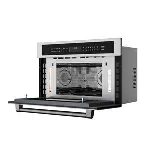 Four à micro-ondes à convection intégré KoolMore Reserve de 30 pouces en acier inoxydable 1,6 pi3 Pieds Capteur de vitesse de cuisson noir pour - Product Image 2