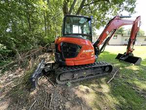 New Kubota KX057-5 Hydraulic Mini Excavator 5 Ton Crawler Digger Heavy Duty Compact Excavation <b>Machine</b> for Construction Roadwork - Product Image 5