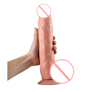 30CMの長さのリアルなディルド、吸盤ベース付き、柔軟な大きなペニス型アナルプラグ、女性男性用セックストイ、工場直販 - Product Image 2