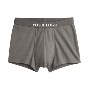 Caleçon boxeur confortable pour homme à séchage rapide 93% polyester 7% spandex emballage personnalisé fabricant de sous-vêtements pour homme - Product Image 3