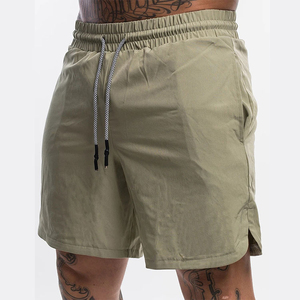 Pantalon de jogging ample tissé mince de sport de fitness personnalisé en gros Shorts pour hommes à séchage rapide - Product Image 6