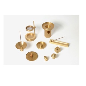 Quemador de Incienso de Latón Estilo Vintage Real, Recipiente para Cenizas, Aromaterapia con Fragancia de Sándalo, Incienso Indio 100% - Product Image 3