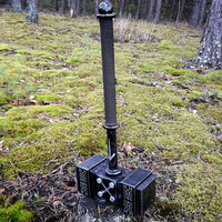 Marteau Viking en Acier Forgé Sur Mesure de Qualité Industrielle - Marteau à Clous de Toiture de Haute Qualité pour Camping et Chasse en Extérieur OEM