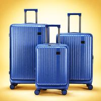 Ensemble de valises légères avec roulettes silencieuses, matériaux durables. Ensemble de bagages esthétique haut de gamme 3 pièces