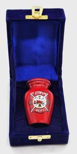 Urna de recuerdo de cremación de bombero, urna de recuerdo dedicada a bomberos - Product Image 3