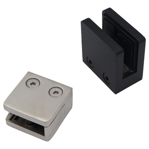 在庫あり、売れ筋商品、D型階段手すりガラスホルダー金具、ステンレス鋼階段ガラスクランプ - Product Image 4