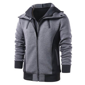Sweats à capuche et sweat-shirts pour hommes de grande taille pulls à capuche unisexes en coton nouveau design à motif personnalisé avec fermeture éclair latérale - Product Image 1