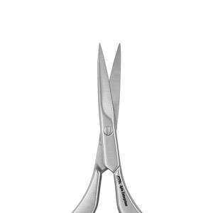 Soins des ongles professionnels Ciseaux à cuticules en acier inoxydable Tondeuse à lame incurvée de haute précision avec prise en main facile Lot de 1 - Product Image 4