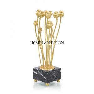 Fournitures de sculpture en aluminium coulé plaqué or avec détails complexes La plupart des concepteurs uniques et attrayants - Product Image 4