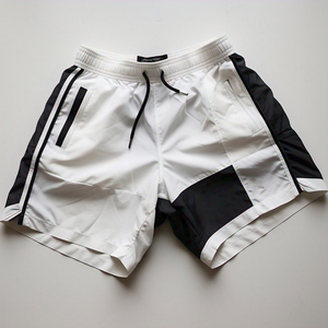 Short coupe-vent de sport Short de pluie homme Streetwear Short imperméable blanc pour homme Short coupe-vent de randonnée personnalisé - Product Image 1