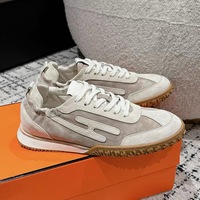 Sneakers rétro pour femmes en cuir véritable de qualité supérieure non marquées, sélectionnées, stock étranger
