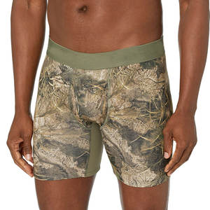 Pantalones cortos de compresión para hombre para correr y usar en el gimnasio Pantalones cortos de compresión de entrenamiento con costuras planas - Product Image 1