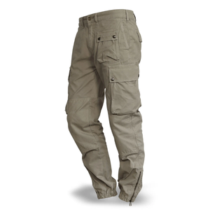 Pantalon Cargo Décontracté pour Homme 100% Coton Respirant Séchage Rapide Imperméable À La Mode Poches Latérales Extérieures Coupe Régulière - Product Image 2