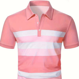 Polo pour homme, nouvelle arrivée en gros, imprimé sur mesure, 100% coton, polos d'été, motif uni, personnalisation du logo - Product Image 1